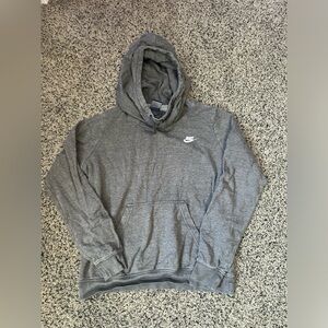 Gray light weight Nike hoodie